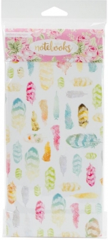 Color Crush - Notepad Set -Standard Size -Feather & Stripe