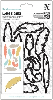 Xcut Large Die Set - Feathers (Federn)