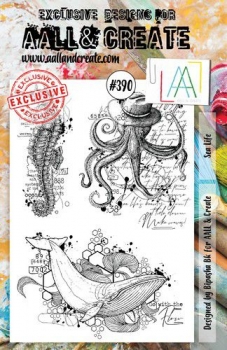 AALL & CREATE Clear Stamps - Sea Life #390