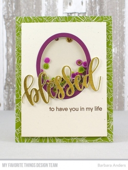 Die-namics - Oval Shaker Window & Frame