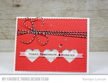 Die-namics - Hearts in a Row - Horizontal