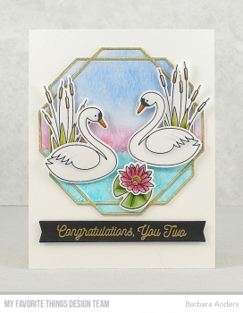 MFT Die-Namics Stanz & Stempel Set - Splendid Swans