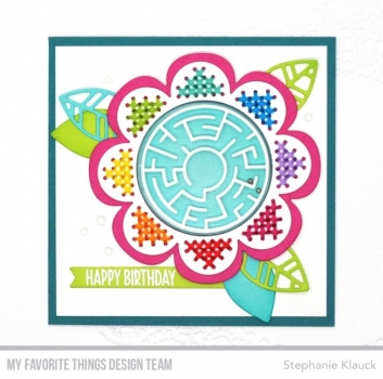 Die-namics - Cross-Stitch Flower Frame