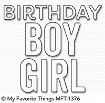 Die-namics - Birthday Boy & Girl