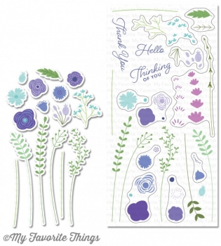MFT Die-Namics Stanz & Stempel Set - Beautiful Blooms