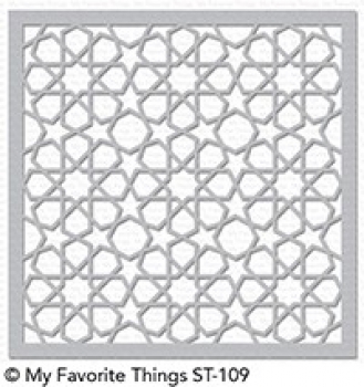 MFT - 6" x 6" Schablone - Stencil Geometric Stars