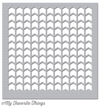 MFT - 6" x 6" Schablone - Chevron Grid *limitert*