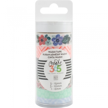 Create 365 Washi Tape Set - Fresh Floral 