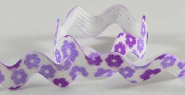 Zackenlitze " Daisy Purple 9 Meter