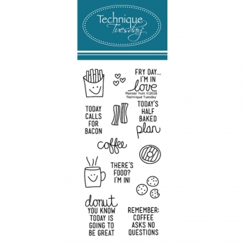 Technique Tuesday Clearstamps - Planner - Yum