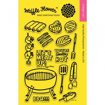 Waffle Flower Clearstamps - Meat Up