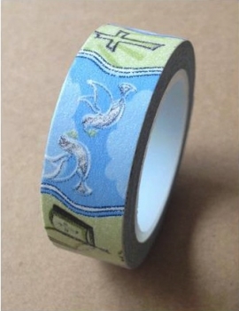 Washi Tape Christliche Symbole - Blau