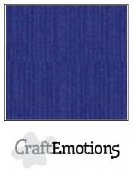 Craft Emotions Leinenkarton - Saphirblau