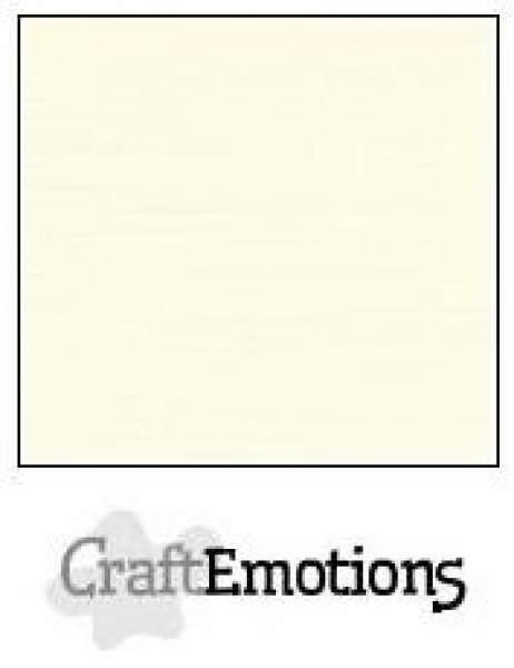 Craft Emotions Leinenkarton - Elfenbein