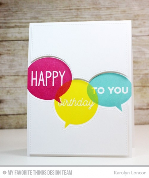 Die-namics - Speech Bubbles *limitiert*