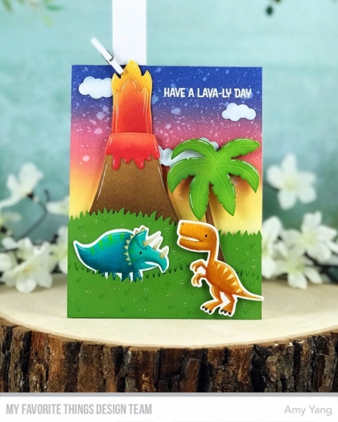 MFT Die-Namics Stanz & Stempel Set - Delightful Dinosaurs