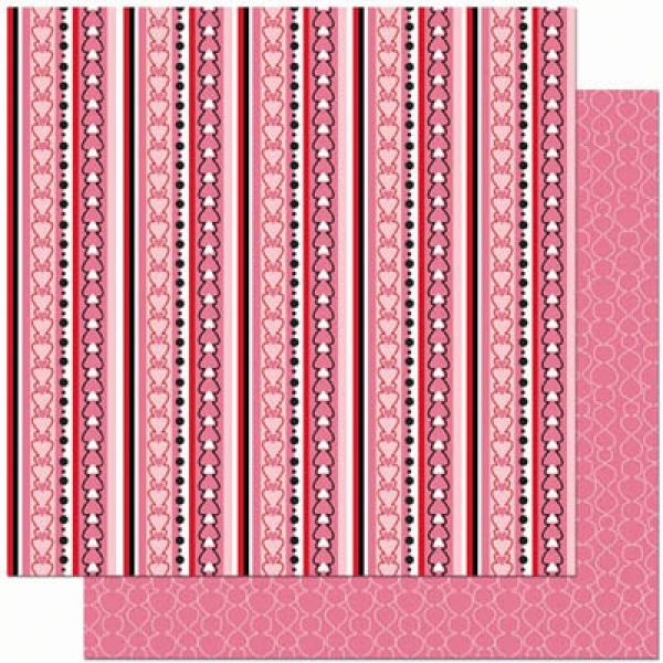 Bo Bunny 12"x12" Crush Stripe