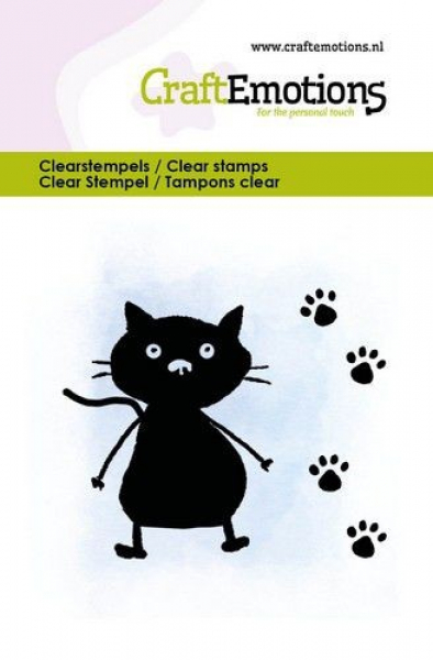 Craft Emotions Clear Stamps - Kitty & Paws