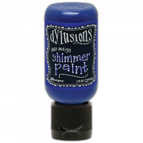 Dylusions Shimmer Paint - Just Indigo