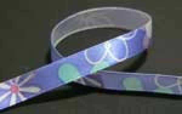 Ribbon " Flower " Purple 15 Meter