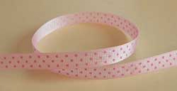 Ribbon "Dots Hellrosa"