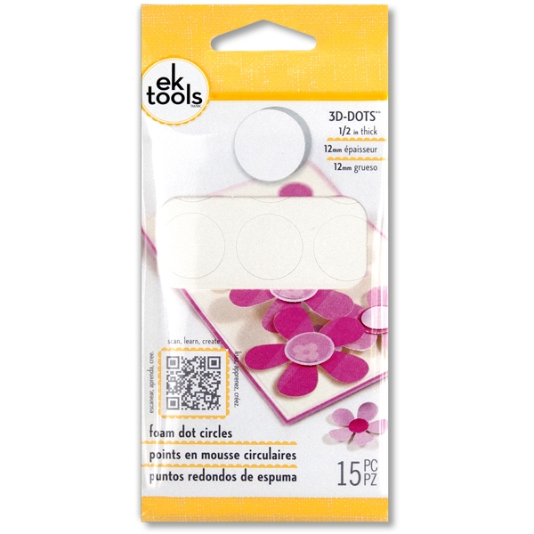EK Tool 3D-Klebepunkte Rund 15 Stck.