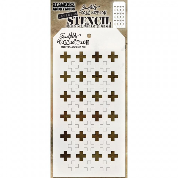 Tim Holtz Layering Stencil - Shifter Plus 