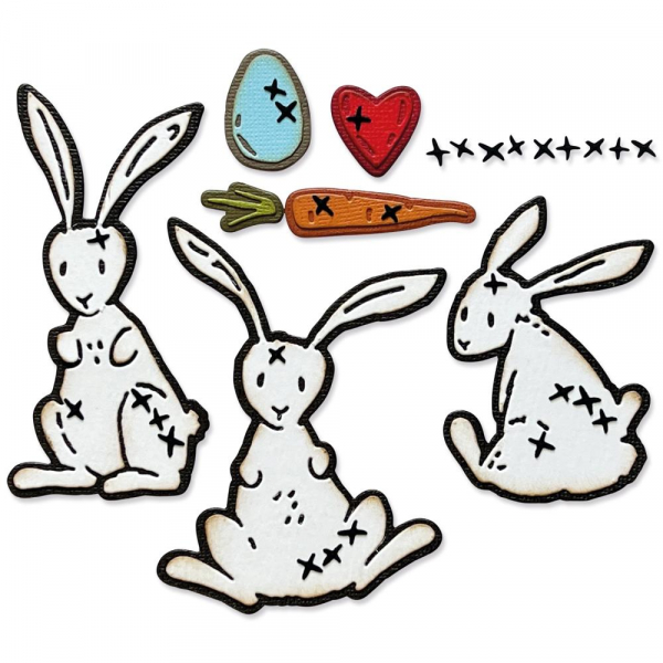 Sizzix Tim Holtz Thinlits - Bunny Stitch
