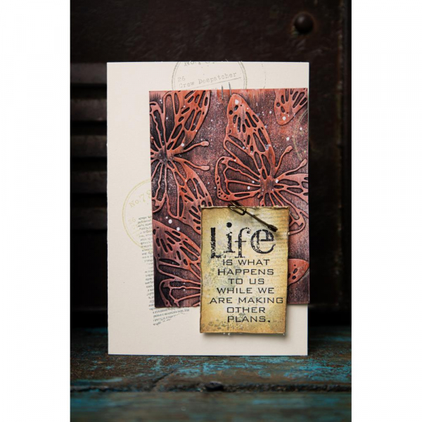 Sizzix Tim Holtz Thinlits - Vault Scribbly Butterfly