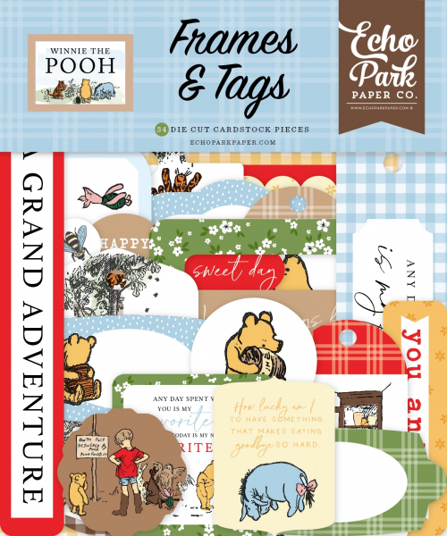 Echo Park Frames & Tags - Winnie The Pooh