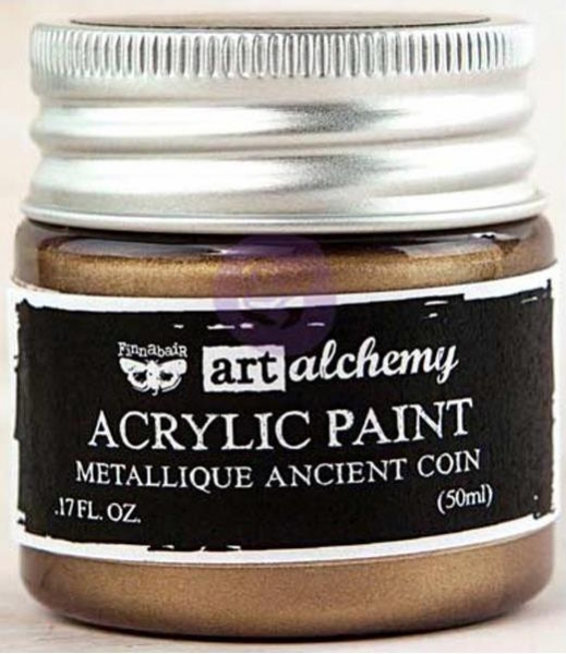 Prima Marketing Acrylic Paint - Metallique Ancient Coin
