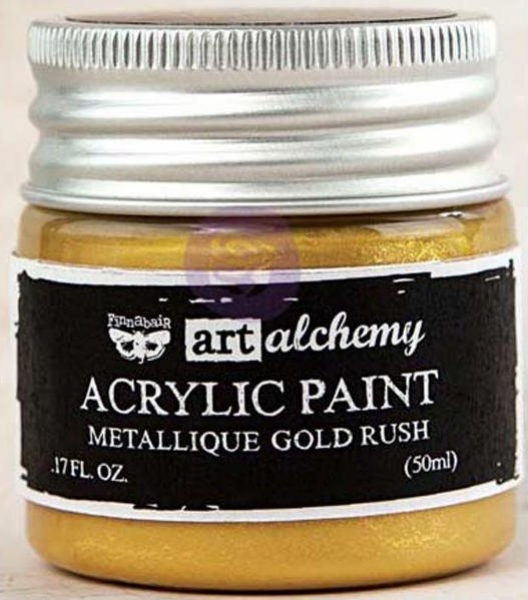 Prima Marketing Acrylic Paint - Metallique Gold Rush