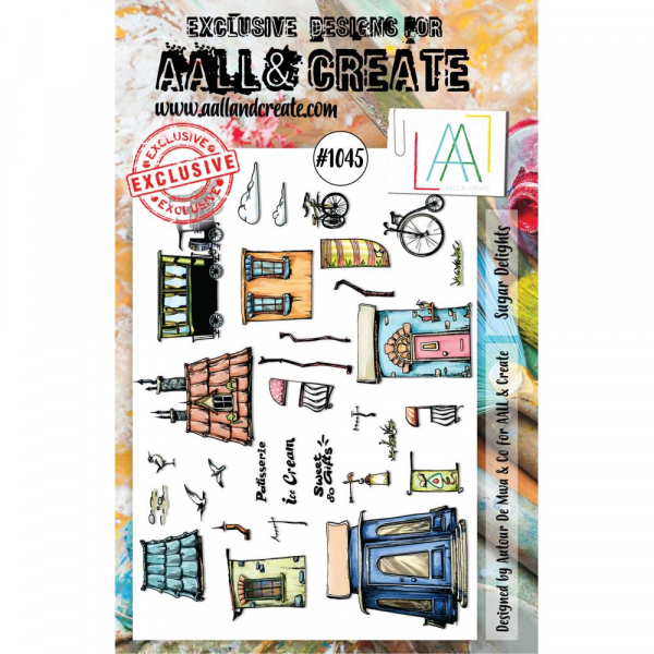 AALL & CREATE Clear Stamps - Sugar Delights #1045