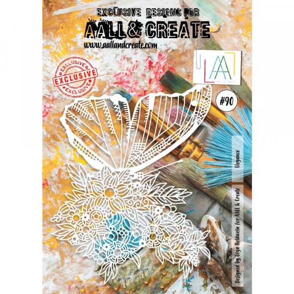AALL & Create - Stencil - Elegance #90