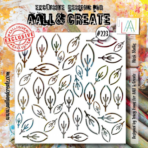 AALL & Create - Stencil - Hock Stalks #223