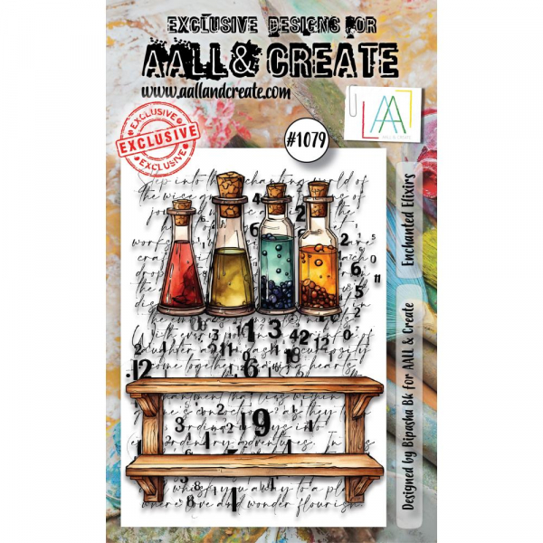 AALL & CREATE Clear Stamps - Enchanted Elixirs #1079