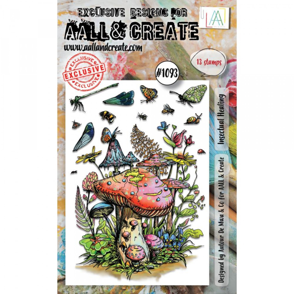 AALL & CREATE Clear Stamps - Insectual Healing #1093