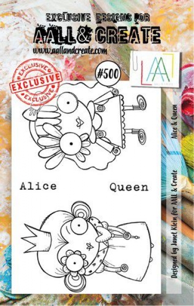 AALL & CREATE Clear Stamps - Alice & Quen #500