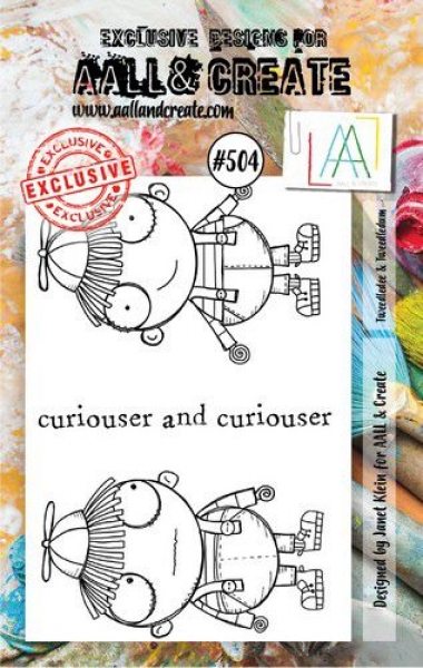 AALL & CREATE Clear Stamps - Tweedledee & Tweeddledum #504