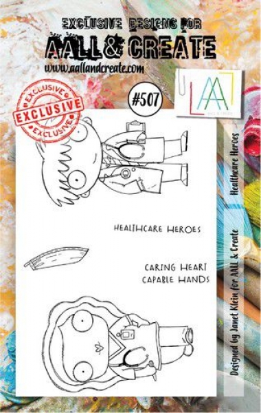 AALL & CREATE Clear Stamps - Healthcare Heros #507