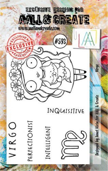 AALL & CREATE Clear Stamps - Virgo #593 