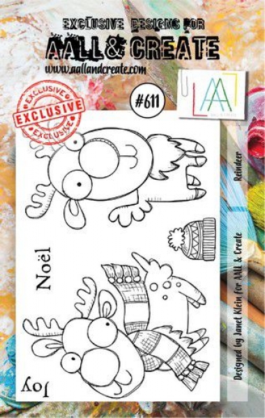 AALL & CREATE Clear Stamps - Reindeer #611