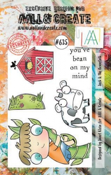 AALL & CREATE Clear Stamps - Jack & the Beanstalk #635