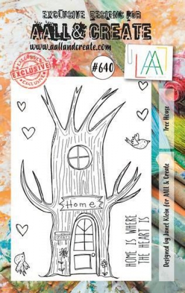 AALL & CREATE Clear Stamps - Tree House #640