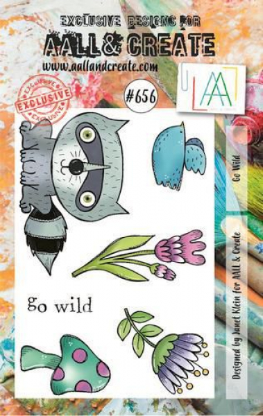AALL & CREATE Clear Stamps - Go Wild #656