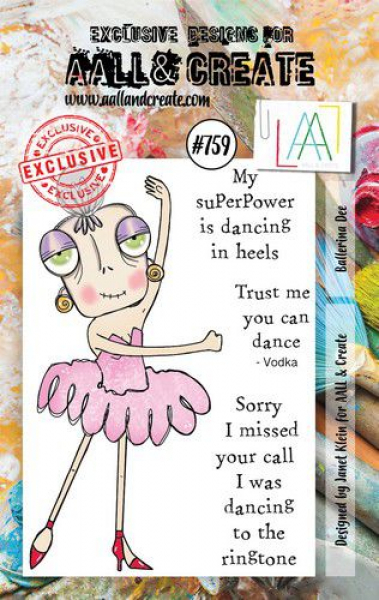 AALL & CREATE Clear Stamps - Ballerina Dee #759