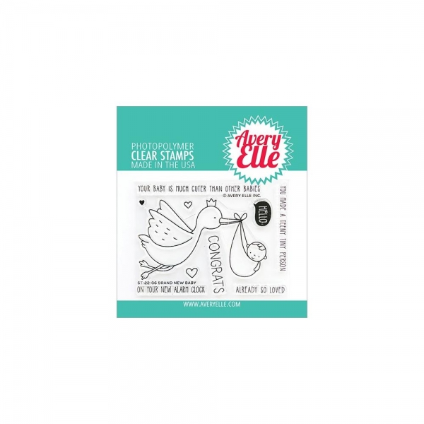 Avery Elle Clearstamps - Brand New Baby