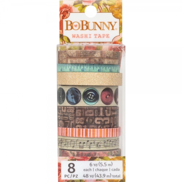 Bo Bunny Washi Tape - Family Heirlooms