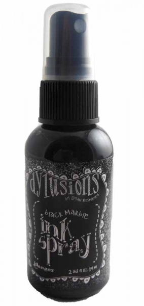 Dylusions Ink Spray - Black Marble