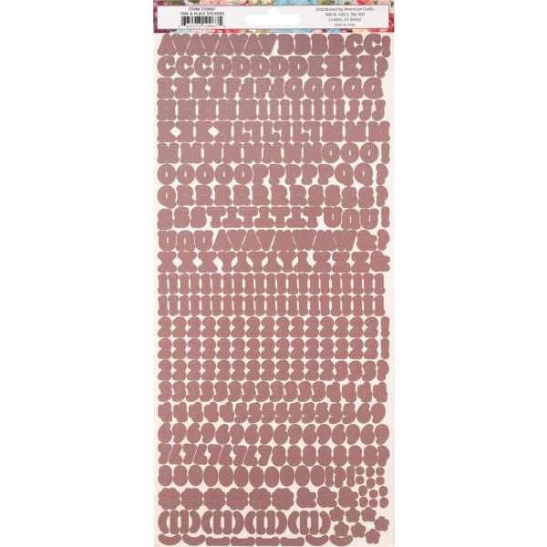 Bo Bunny Cardstock Stickers - Time & Place